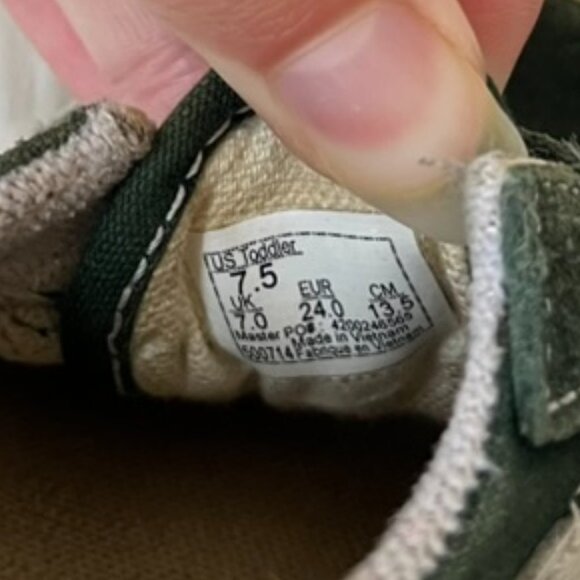 Vans Old Skool V Skate Shoe Toddler 7.5 - Picture 6 of 6